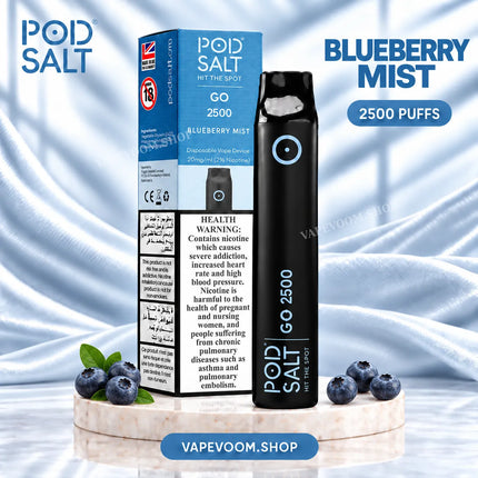 Pod Salt Go 2500 Puffs Disposable Vape – 20mg Nicotine Salt