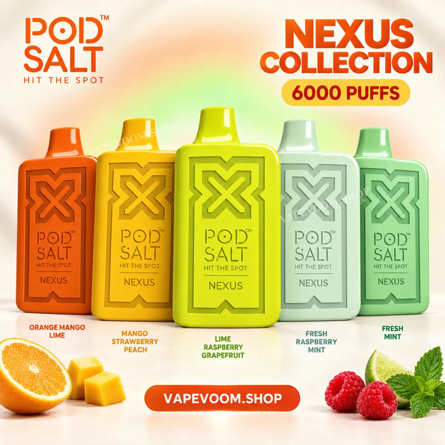 Pod Salt Nexus 6000 Puffs 20mg Nicotine Salt Disposable Vape