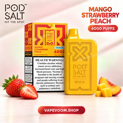Pod Salt Nexus 6000 Puffs 20mg Nicotine Salt Disposable Vape