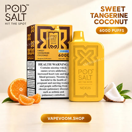 Pod Salt Nexus 6000 Puffs 20mg Nicotine Salt Disposable Vape