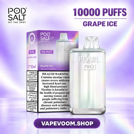 Best Vape Pod Salt Pearl Pro 10000 Puffs Disposable Vape – 20mg - VAPEVOOM
