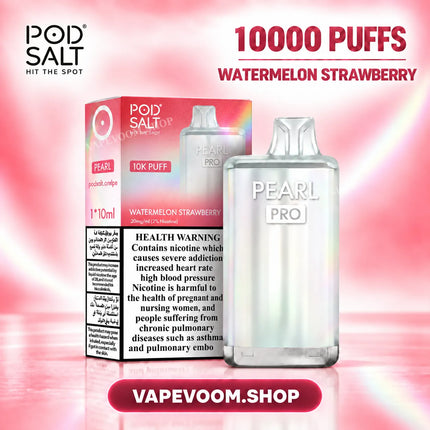 Best Vape Pod Salt Pearl Pro 10000 Puffs Disposable Vape – 20mg - VAPEVOOM