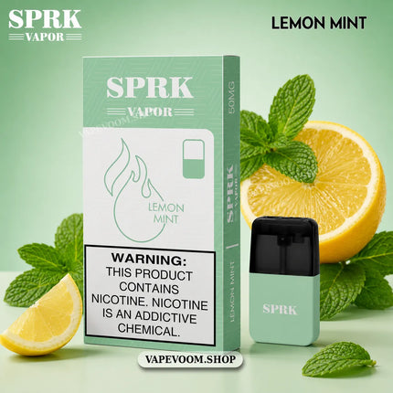 SPRK Vapor V4 Replacement Pod Lemon Mint 50mg
