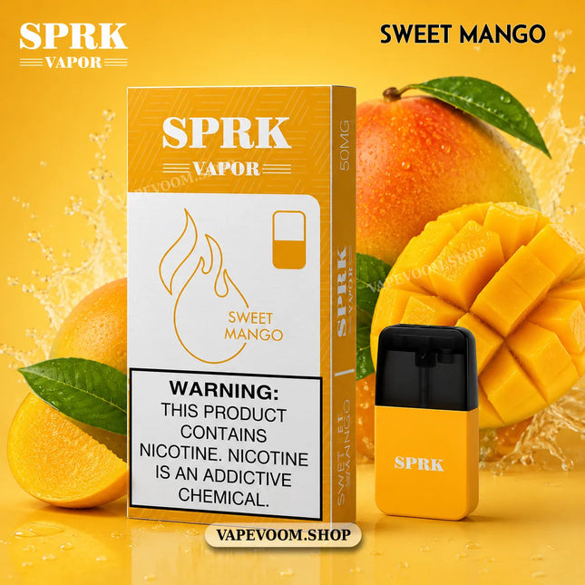 SPRK Vapor V4 Replacement Pod Sweet Mango 50mg
