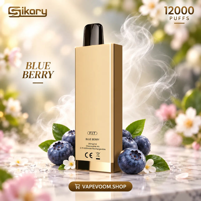 Sikary FIT 12000 Puffs Disposable Vape Blue Berry 20mg