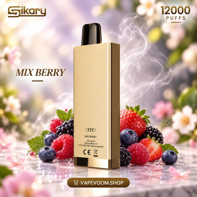 Sikary FIT 12000 Puffs Disposable Vape Mix Berry 20mg