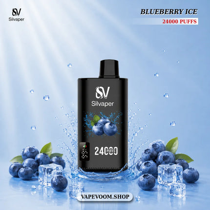 Silvaper 24000 Puffs Disposable Vape – Blueberry Ice | 20mg Nicotine Salt