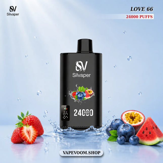 Silvaper 24000 Puffs Disposable Vape – Love66 | 20mg Nicotine Salt