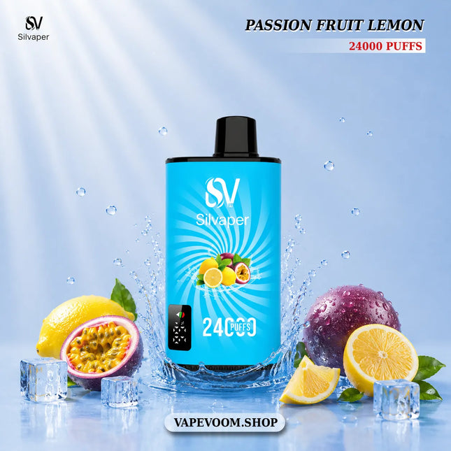 Silvaper 24000 Puffs Disposable Vape – Passion Fruit Lemon | 20mg Nicotine Salt