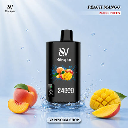 Silvaper 24000 Puffs Disposable Vape – Peach Mango | 20mg Nicotine Salt