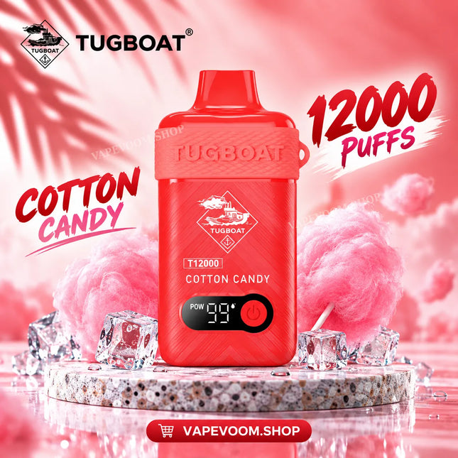 Tugboat T12000 Disposable Vape Cotton Candy - Vape Voom in UAE