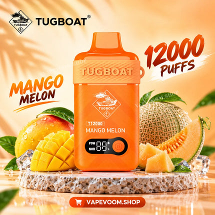 Tugboat T12000 Disposable Vape Mango Melon - Vape Voom in UAE