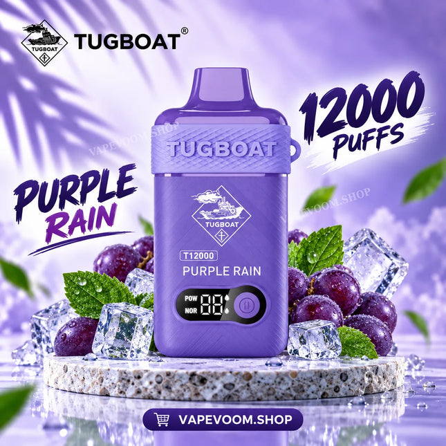 Tugboat T12000 Disposable Vape Purple Rain - Vape Voom in UAE
