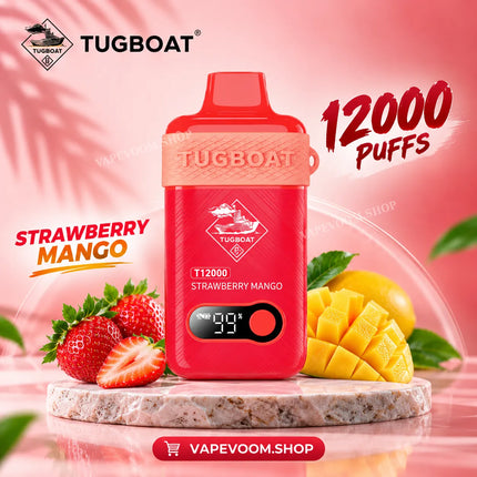Tugboat T12000 Disposable Vape Strawberry Mango - Vape Voom in UAE