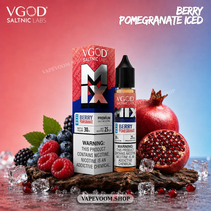 VGOD Iced Mix Series Salt E-Liquid 30ml – 25mg Nicotine Salt | 50/50 VG/PG
