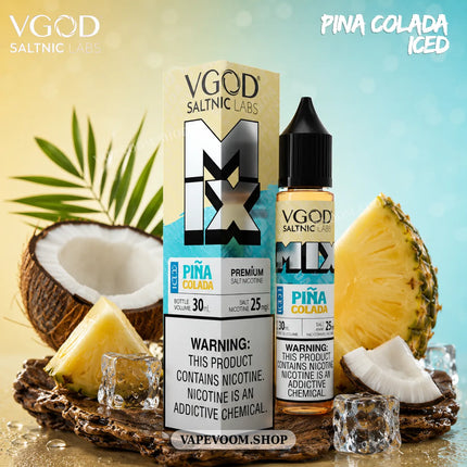 VGOD Iced Mix Series Salt E-Liquid 30ml – 25mg Nicotine Salt | 50/50 VG/PG