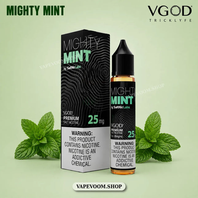 VGOD SaltNic E-Liquid 25mg – Mighty Mint | 30ml