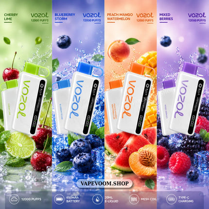 VOZOL Star 12000 Puffs Disposable Vape – 50mg Nicotine Salt | 650mAh Rechargeable