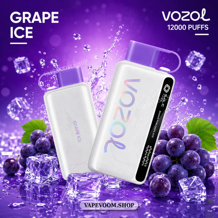 VOZOL Star 12000 Puffs Disposable Vape – Grape Ice | 50mg Nicotine Salt
