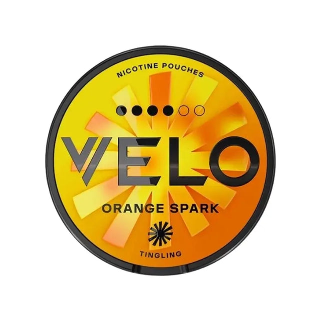 Velo Sweden 4 Dots 10.9mg Nicotine Pouch Orange Spark Flavor