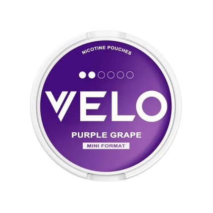 Velo Mini Sweden 2 Dots 6mg Nicotine Pouch Purple Grape Flavor