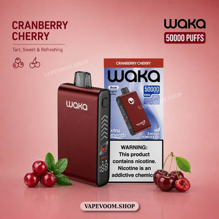 WAKA Blade 50000 Puffs Disposable Vape 50mg Nicotine 700mAh Rechargeable