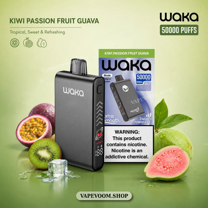 WAKA Blade 50000 Puffs Disposable Vape 50mg Nicotine 700mAh Rechargeable