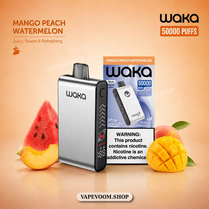 WAKA Blade 50000 Puffs Disposable Vape 50mg Nicotine 700mAh Rechargeable