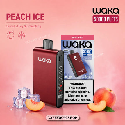 WAKA Blade 50000 Puffs Disposable Vape 50mg Nicotine 700mAh Rechargeable