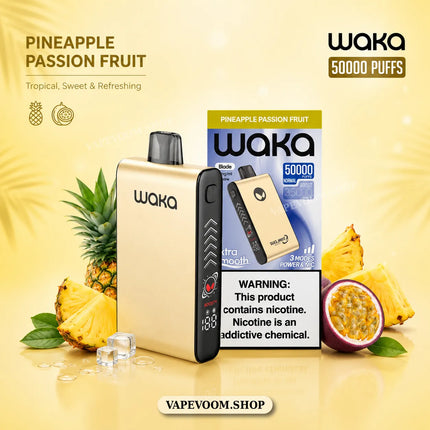 WAKA Blade 50000 Puffs Disposable Vape 50mg Nicotine 700mAh Rechargeable