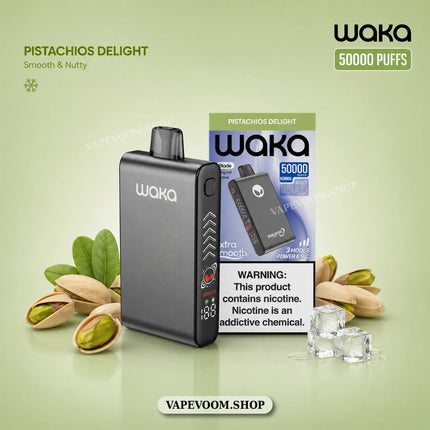 WAKA Blade 50000 Puffs Disposable Vape 50mg Nicotine 700mAh Rechargeable