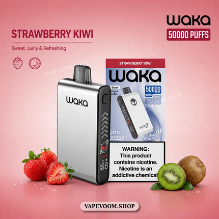 WAKA Blade 50000 Puffs Disposable Vape 50mg Nicotine 700mAh Rechargeable