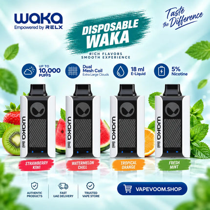 WAKA soPro PA10000 Disposable Vape 50mg Nicotine VapeVoom