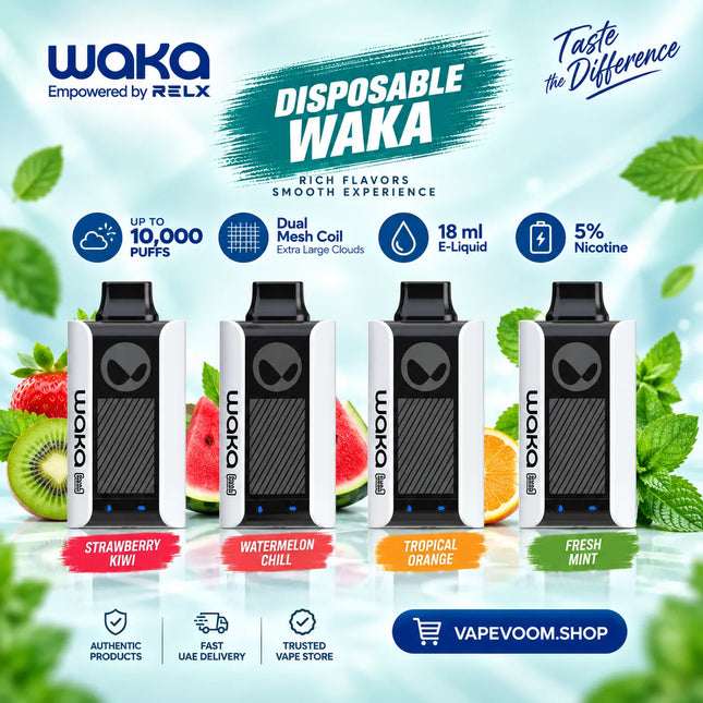 WAKA soPro PA10000 Disposable Vape 50mg Nicotine VapeVoom