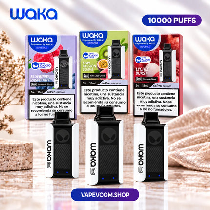 WAKA soPro 10,000 Puffs Disposable Vape 30mg Nicotine In UAE
