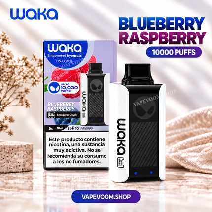 WAKA soPro 10000 Puffs Disposable Vape Blueberry Raspberry 30mg Nicotine
