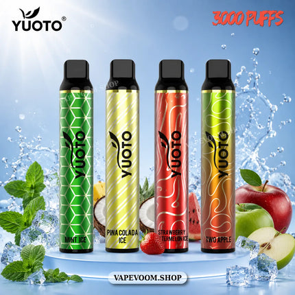 Yuoto Luscious 3000 Puffs Disposable Vape – 50mg Salt Nicotine | 1350mAh | 8.0ml