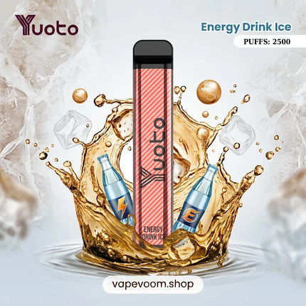 Yuoto XXL Disposable Vape – Energy Drink Ice | 2500 Puffs | 5% Nicotine Salt