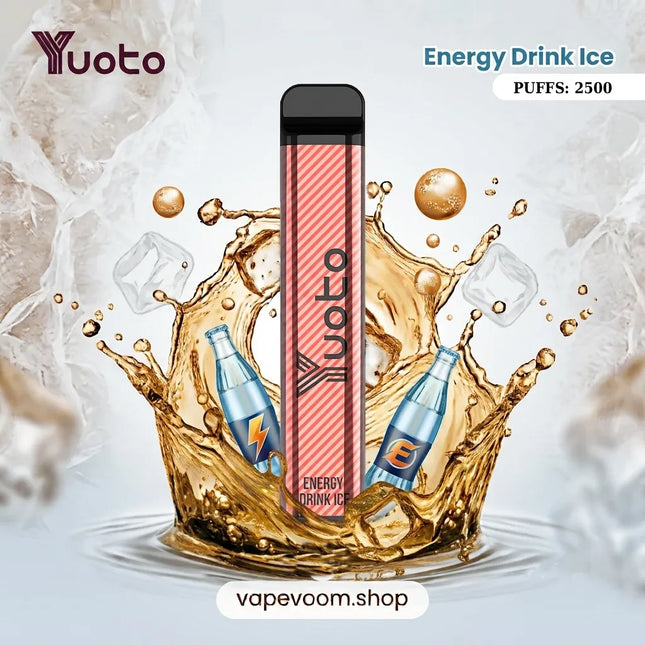 Yuoto XXL Disposable Vape – Energy Drink Ice | 2500 Puffs | 5% Nicotine Salt