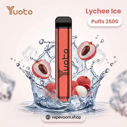 Yuoto XXL Disposable Vape – Lychee Ice | 2500 Puffs | 5% Nicotine Salt