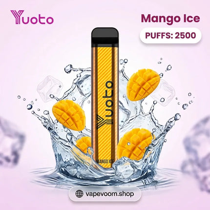 Yuoto XXL Disposable Vape – Mango Ice | 2500 Puffs | 5% Nicotine Salt