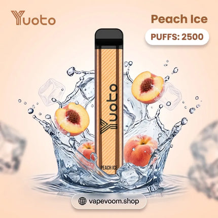 Yuoto XXL Disposable Vape – Peach Ice | 2500 Puffs | 5% Nicotine Salt